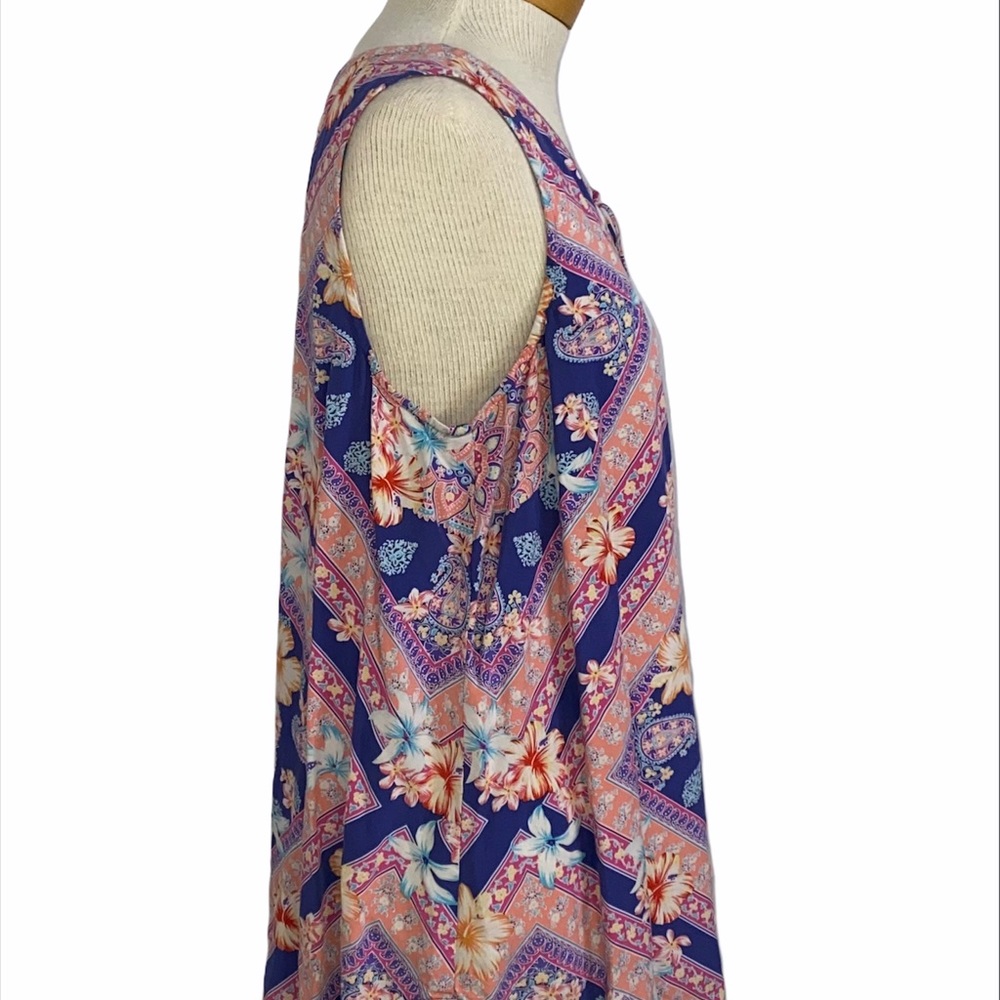 J.Jill Sleeveless Handkerchief Hem Top M - Picture 8 of 10